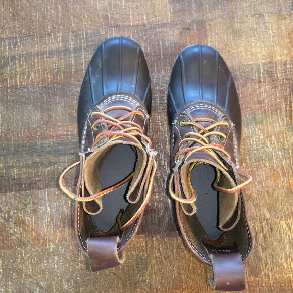 LL Bean 1912 8" Bean Boots Mens 6 Womens 8 Brown Outdoor Campcore Gorpcore - Picture 6 of 11